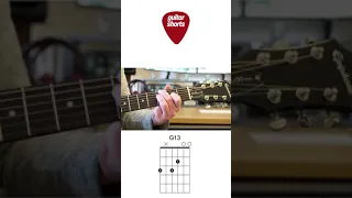 Guitar for beginners. G13 Chord. #shorts