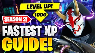 How To Level Up FAST in Chapter 4 Season 2! (Fortnite XP Guide)