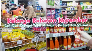 BELANJA BULANAN NOVEMBER  | BELANJA HEMAT, RUMAH SEDERHANA KU @depalrya3734