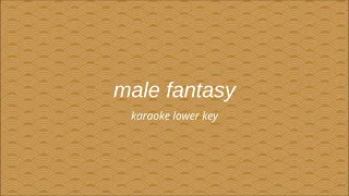 male fantasy   billie eilish // karaoke instrumental piano (lower key)