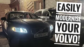 *UPDATE YOUR VOLVO HEADLIGHTS* with this simple modification!!