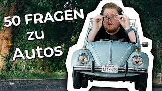 ALLES über HUPEN, REIFEN und MOTOREN | 50 Fragen zu Autos