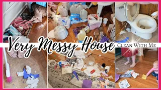 *BRAND NEW* WHOLE HOUSE CLEAN WITH ME!! | *extremely messy* cleaning motivation!