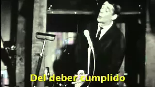 Jacques Brel - Le Tango Funèbre subtitulada en español