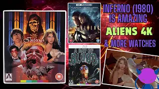 Argento’s INFERNO (1980) is Amazing, My thoughts on the ALIENS 4K & more watches