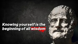 KNOWING YOURSELF IS THE BEGINNING OF ALL WISDOM