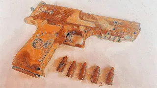 Restoration a very old rusty Desert Eagle | Restore and Rebuild very old Colt Israel in the landfill