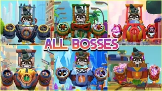 Talking Tom Hero Dash RUN GAME | ALL BOSSES FIGHT