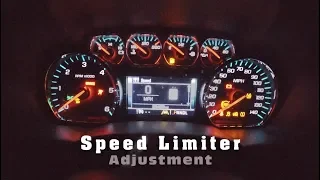 How to Raise Speed Limiter with HP Tuners