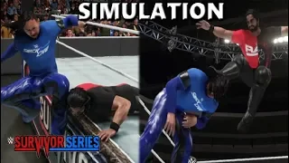 WWE 2K19 SIMULATION: SETH ROLLINS VS NAKAMURA | SURVIVOR SERIES 2018 HIGHLIGHTS