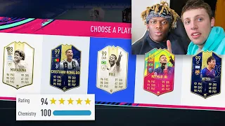 SIDEMEN 194 FUT DRAFT WORLD RECORD CHALLENGE -  FIFA 19