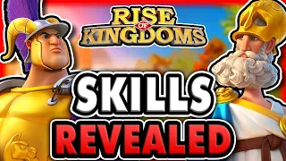 РАСКРЫТЫ НАВЫКИ Пирра и Перикла! Rise of Kingdoms Греция Цивилизация Новые командиры