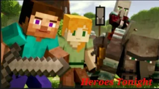 Janji - Heroes Tonight (feat. johnning [NCS Release] | Minecraft animation [Steve and Alex]