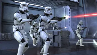 Galactic Empire Assault on Rebel Ship - Star Wars Force Unleashed 2 NPC Wars