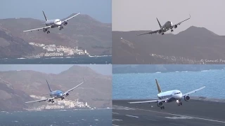 INTENSE Landings Go-Arounds GUST WINDS 37KT in Madeira