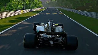 Gran Turismo Sport - Gameplay Mercedes-AMG F1 W08 EQ Power+ @ Nurburgring Nordschleife [1080p 60fps]