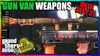 10TH Anniversary SPECIAL - This Week 'GUNVAN' WEAPONS - UNIQUE Liveries & Other Unlocks GTA 5 Online