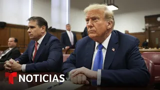 Presentan argumentos iniciales en juicio penal contra Trump | Noticias Telemundo