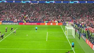 Atletico Madrid vs Bayer Leverkusen (penalty and a memorable scene) (UEFA Champions League)