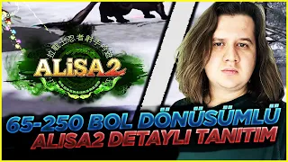 65-250 BOL DÖNÜŞÜMLÜ SERVER ! ALİSA2 EN DETAYLI TANITIM #metin2  #metin2pvp #alisa2 #wslikserver