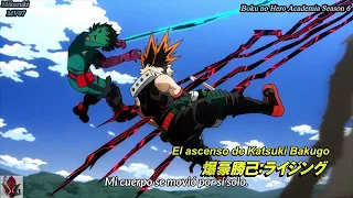 😨 Bakugou salva a Deku 😱