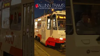 TALLINN TRAMS. ESTONIA 2023 #shorts #tram #publictransport