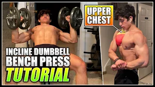 How to do the INCLINE DUMBBELL BENCH PRESS! | 2 Minute Tutorial