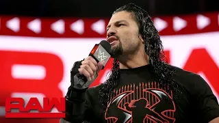 Roman Reigns addresses the Steel Cage Match controversy: Raw, April 30, 2018