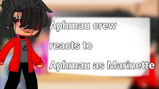 Aphmau crew reacts to Aphmau as Marinette