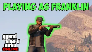 I Played as Franklin in the Double Down Adversary Mode in GTA 5 Online | GTA 5 Online Adversary Mode