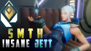 5000 HOURS ON JETT | BEST OF SOMETHING | VALORANT MONTAGE #HIGHLIGHTS