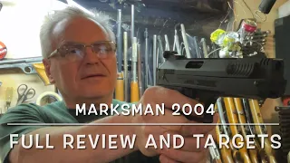 Full review of the Marksman model 2004 Chrony, trigger pull, targets. Before Beeman P17