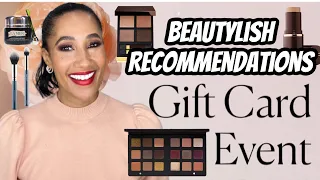 BEAUTYLISH GIFT CARD EVENT RECOMMENDATIONS & DEMO | Natasha Denona, DMB, Tom Ford, & More!