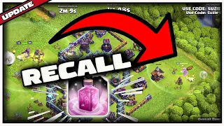 NEW RECALL SPELL TELEPORTS HEROES?!?! | UPDATE Sneak Peek 4 | Clash of Clans