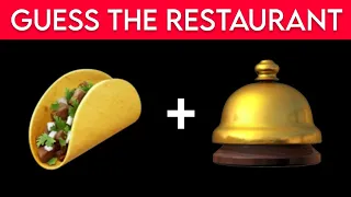 Guess the Fast Food Restaurant by Emoji? Emoji Quiz