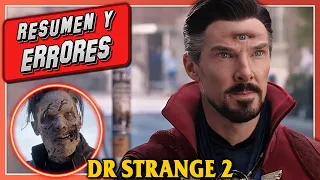 ¿VISTE LOS ERRORES? DOCTOR STRANGE 2 In The Multiverse of Madness ERRORES de Películas RESUMEN