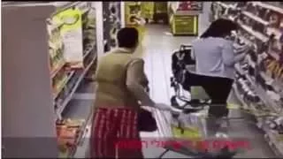 Теракт в супермаркете . Осторожно мины !