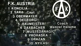 Tottenham Hotspur v Austria Vienna .. UEFA CUP Quarter Final 1st Leg 1984 (FULL MATCH)