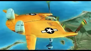 Американский экспериментальный самолет Vought V-173 "Skimmer"