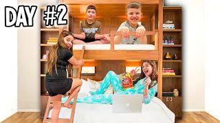 LAST TO LEAVE THE BUNK BED WINS!! | JKREW