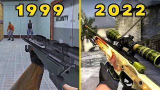 Evolution of Counter-Strike Games 1999-2022