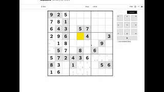 New York Times Sudoku Hard January 28, 2024 Walkthrough