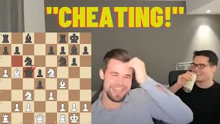 Carlsen Cheats to Win in 11 Moves