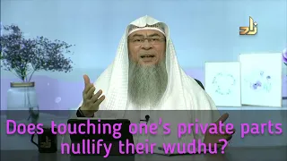 Does touching one's private parts nullify the wudu? - Assim al hakeem