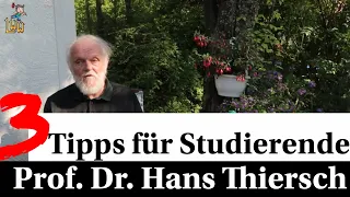Soziale Arbeit: 3 Tipps für Studierende von Prof. Dr. Hans Thiersch
