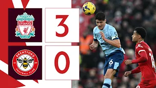 Winning run comes to an end at Anfield | Liverpool 3 Brentford 0 | Premier League Highlights