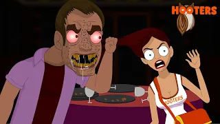3 TRUE HOOTERS HORROR STORIES ANIMATED