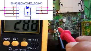 How to test MOSFET on motherboard | SMD MOSFET testing | 8 pin MOSFET test | laptop MOSFET repair