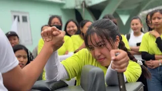 Woman Arm Wrestling full of Actions - Capital College of Higher Education Sports Meet 2024