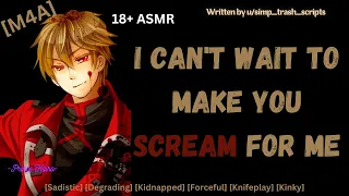 [Spicy M4A] Kidnapped By A Dominant Yandere Villain [Flirting] [Degradation] [ASMR Roleplay]